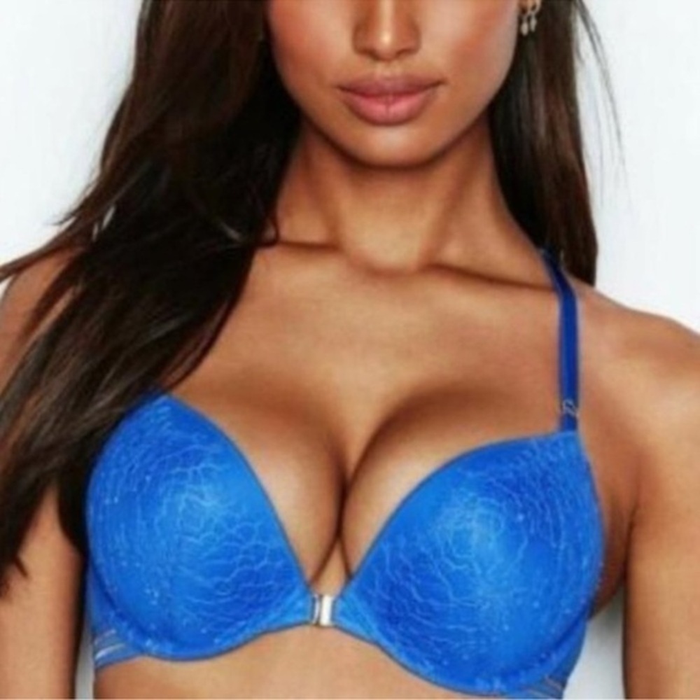 Victoria's Secret Blue Lace Bra